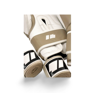 Ladies Beige Boxing Gloves